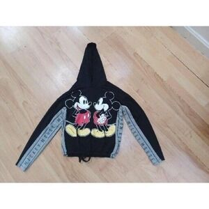 Disney Mickey Mouse lightweight Black hoodie size‎ XS (1)